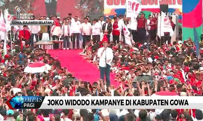Kampanye di Gowa, Ini Pesan Jokowi untuk Masyarakat Indonesia