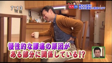 健康カプセル! ゲンキの時間10月27日放送「腰痛は脳が原因？」