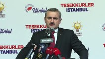 AK Parti İl Başkanı Şenocak'tan sonuç değerlendirmesi - İSTANBUL