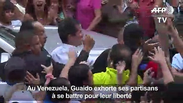 Venezuela: Guaido exhorte ses partisans à agir pour leur liberté