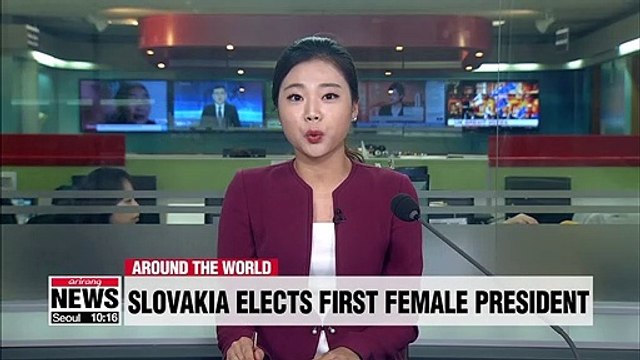First female president elected in Slovakia
