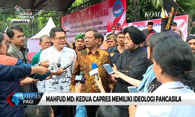 Mahfud MD: Kedua Capres Memiliki Ideologi Pancasila