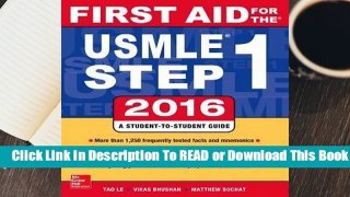 Online First Aid for the USMLE Step 1: A Student-To-Student Guide  For Trial