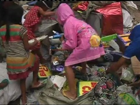 Juguetes de la basura en Navidad