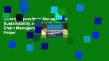 Library  Operations Management: Sustainability and Supply Chain Management - Jay Heizer