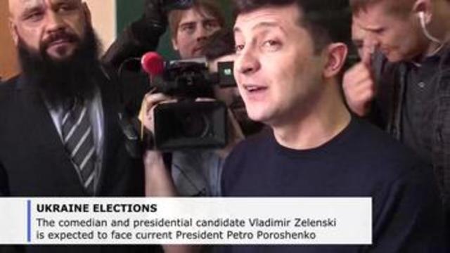 Exit polls: Zelenski, Poroshenko to face off in Ukraine presidential runoff