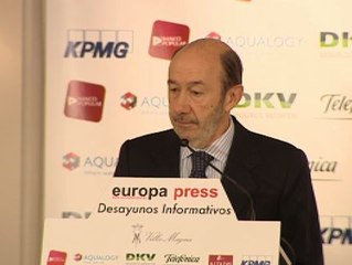 Rubalcaba sobre Caja Madrid: "Una caja llena de basuras de políticos de Partido Popular"