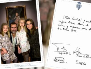 Los Príncipes de Asturias y los Reyes felicitan las fiestas navideñas