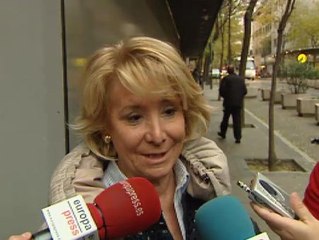 Aguirre: "sobre la verdad nadie tiene que aconsejar nada"
