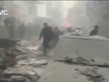 36 muertos en un bombardeo contra un barrio de Alepo