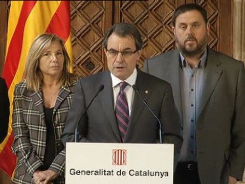 Artur Mas anuncia los términos de la consulta soberanista
