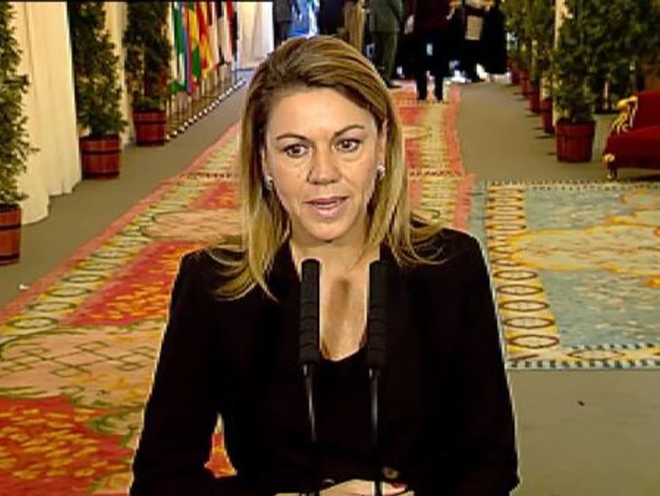 Cospedal, "muy satisfecha" con la sentencia