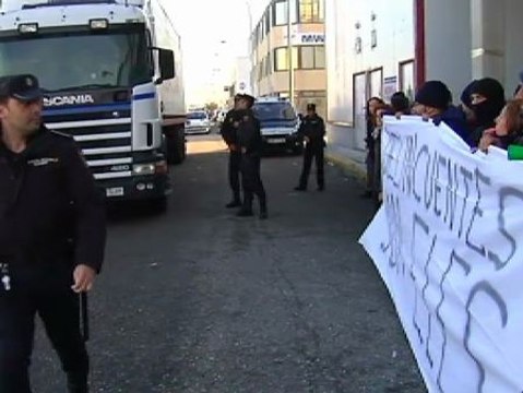 Protestas de los trabajadores de Freiremar
