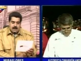 Un apagón de luz en Venezuela sorprende a Maduro en directo por televisión