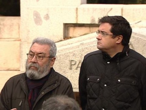 Mitin a favor de la UGT en el homenaje a Pablo Iglesias