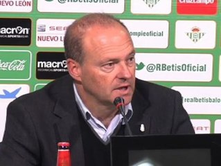 Pepe Mel: "El Betis no está defenestrado"