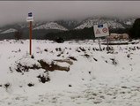Nieve en las localidades del interior de Alicante