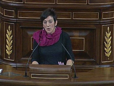Una diputada de Amaiur improvisa unos 'bertsos' contra la ley Wert