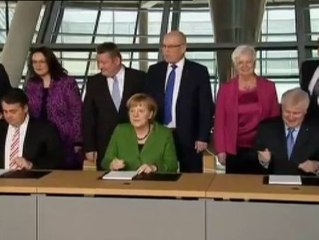 La firma del gran pacto alemán