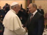 Putin y el Papa esquivan las tensiones entre la Iglesia Católica y la Ortodoxa