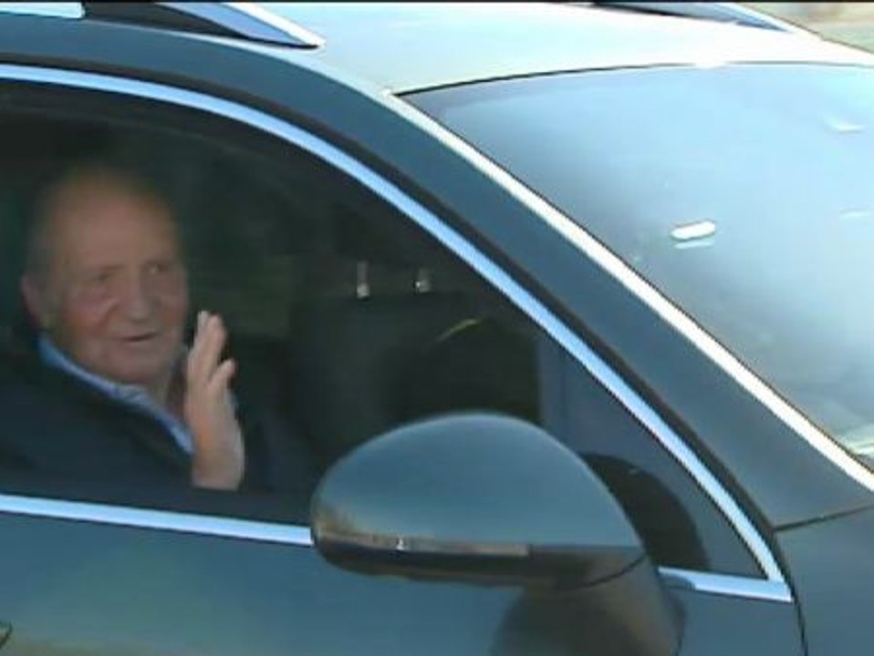 El Rey abandona el hospital cuatro días después de su operación