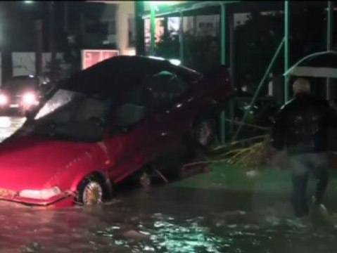 La isla griega de Rodas, arrasada por las fuertes lluvias