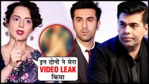 Kangana Ranaut BLAMES Ranbir Kapoor Karan Johar For Manikarnika Fake HORSE Riding Video?