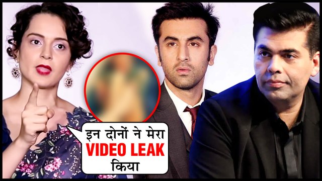 Kangana Ranaut BLAMES Ranbir Kapoor Karan Johar For Manikarnika Fake HORSE Riding Video?