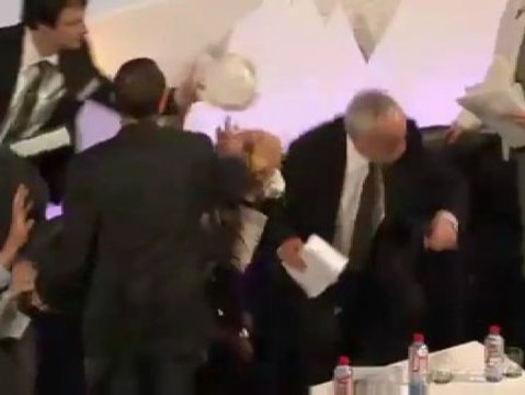 Juicio por el 'tartazo' a Barcina