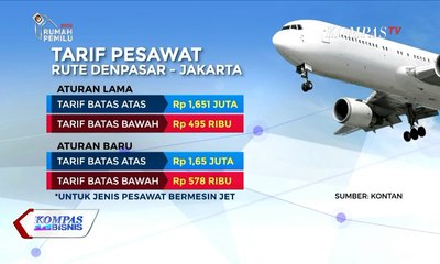 Cegah Perang Tarif, Tarif Batas Bawah Penerbangan Naik