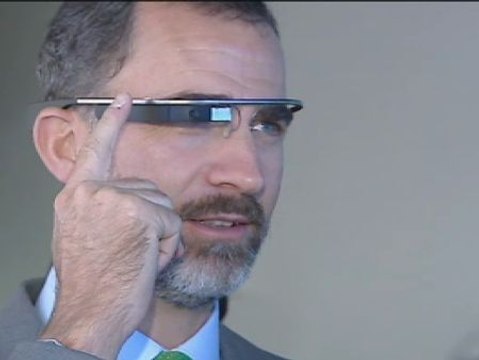 Gafas de google en ojos 'reales'
