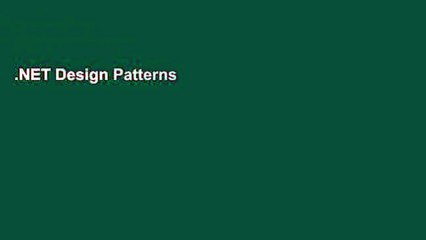 .NET Design Patterns