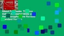 About For Books  The New Oxford Annotated Bible with the Apocrypha: New Revised Standard Version