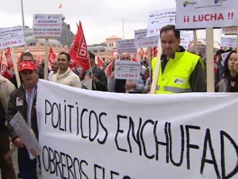 Trabajadores de Tragsa: Cañete zoquete quita el ERE y vete