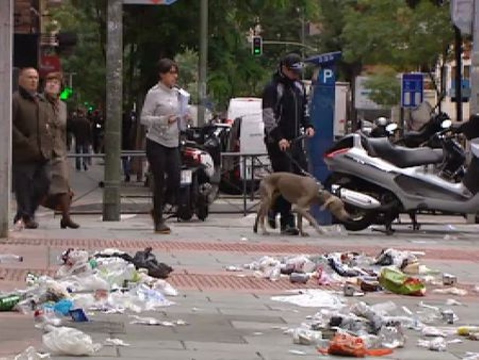 La huelga de limpieza de Madrid llega a su tercer día sin acuerdo