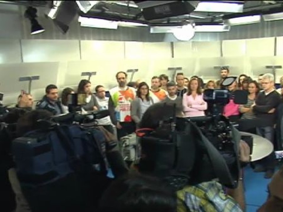 Los trabajadores de otras televisiones autonómicas se solidarizan con los compañeros de Canal Nou