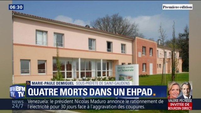 4 résidents d'un Ehpad sont morts cette nuit en Haute-Garonne, une intoxication alimentaire soupçonnée selon la préfète