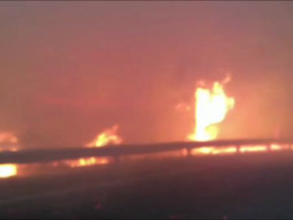 Una colilla provoca el incendio de Málaga