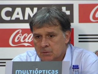 Martino, satisfecho con el juego frente al Celta