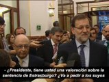 Rajoy evita valorar la sentencia de Estrasburgo sobre la 'doctrina Parot'
