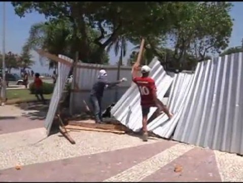 Disturbios en una protesta en Brasil contra la venta de una zona petrolera