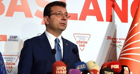 Son Dakika! CHP Adayı Ekrem İmamoğlu: YSK'ya Göre Biz Kazandık