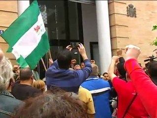 Cañamero: "Pretenden paralizar la lucha de los trabajadores, pero no podrán"