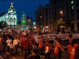 Multitudinaria manifestación en Madrid con motivo del día para la erradicación de la pobreza