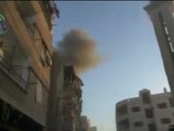 Varios bombardeos se registran en la capital de Siria