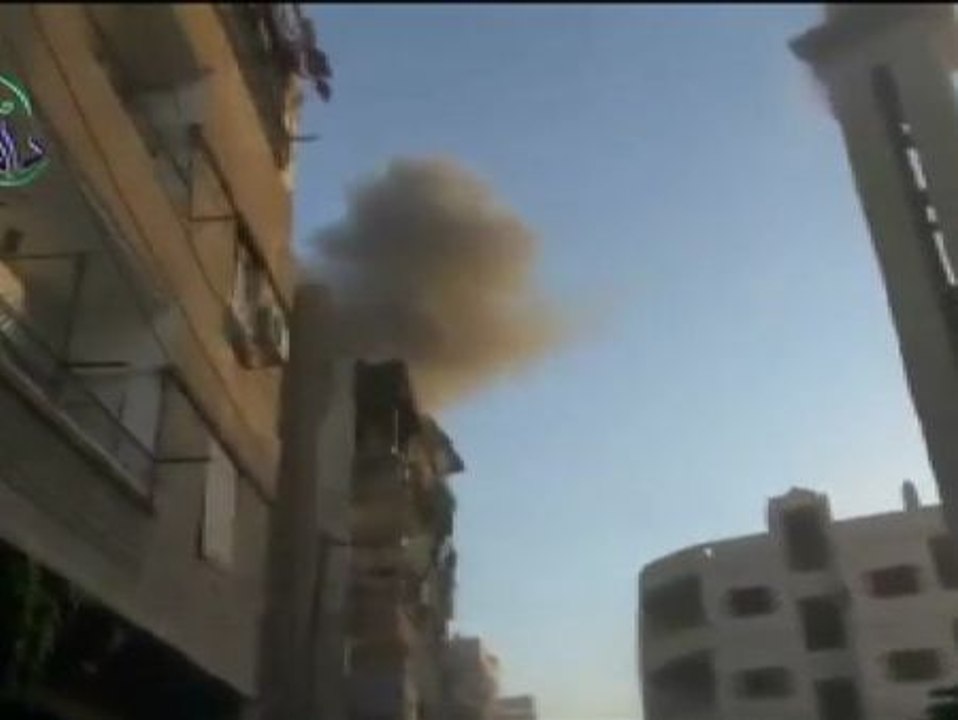 Varios bombardeos se registran en la capital de Siria
