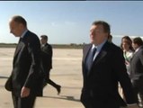 Primera visita de líderes políticos a Lampedusa desde el naufragio