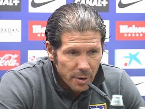 Simeone: Si nosotros no estamos al 110 por ciento no vamos a sacar el partido adelante