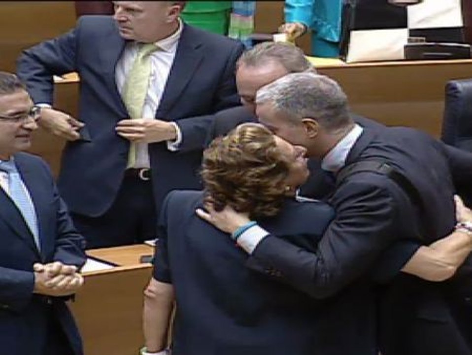 Barberá y Camps celebran la decisión de la justicia valenciana