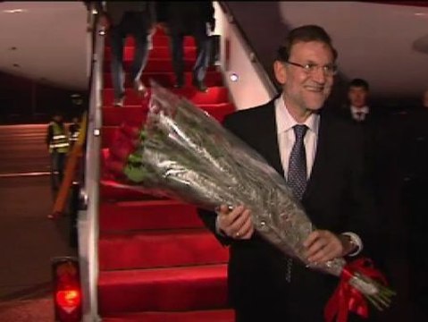 Rajoy aterriza en Kazajistán